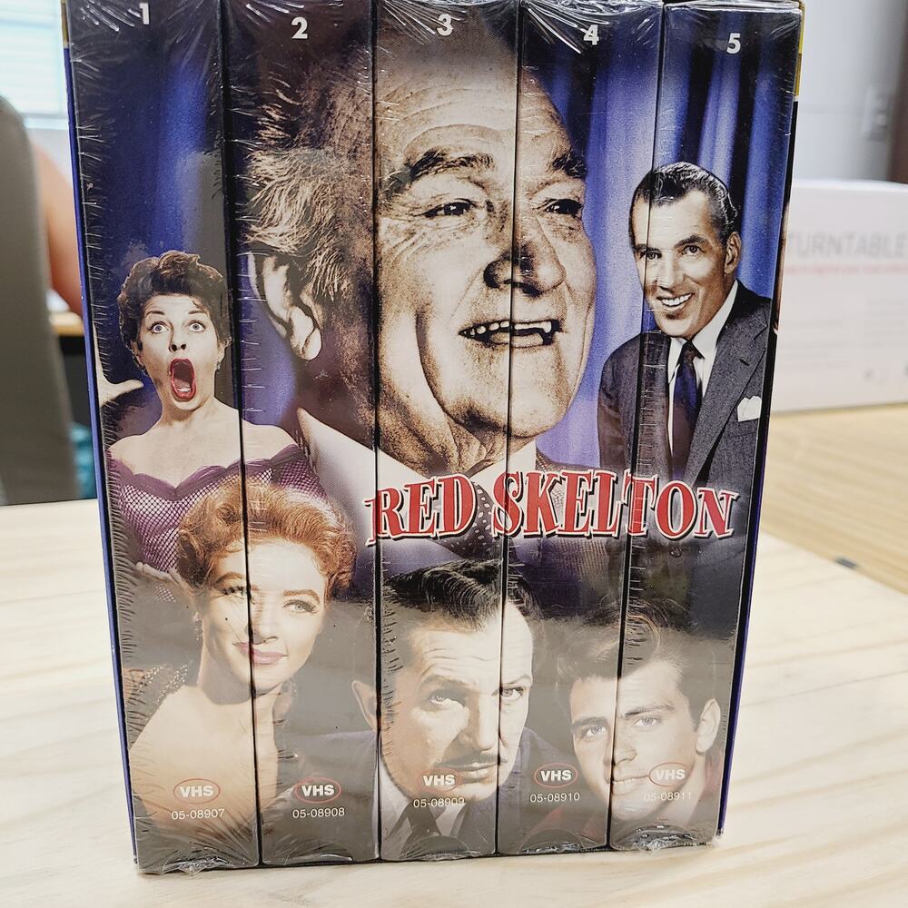 Vintage Red Skelton Greatest Comedy Shows VHS, 5-Tape Set **SEALED**